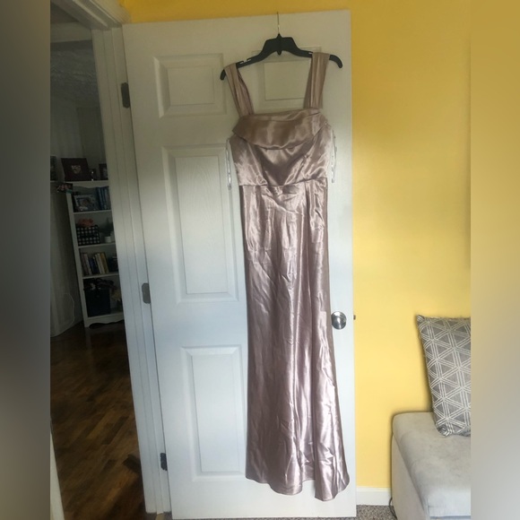 AW Laurinda Dress! Taupe color! Used once! - Picture 2 of 8